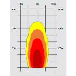 Lampa patrata - Lumina de lucru FLOOD cu 16 LED-uri Lampa patrata - Lumina de lucru FLOOD cu 16 LED-uri
